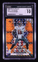 Tom Brady 2022 Panini Mosaic Mosaic Reactive Orange #251 (CGC 10) at PristineAuction.com