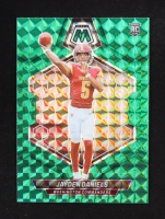 Jayden Daniels 2024 Panini Mosaic Mosaic Green #302 RC at PristineAuction.com