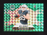 Brock Bowers 2024 Panini Mosaic Mosaic Green #286 DEB RC at PristineAuction.com