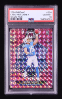 Ladd McConkey 2024 Panini Mosaic Mosaic Camo Pink #334 RC (PSA 10) at PristineAuction.com