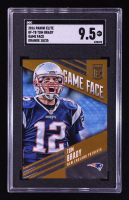 Tom Brady 2016 Elite Game Face Orange #GFTB #10/25 (SGC 9.5) at PristineAuction.com