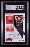 Trae Young 2018-19 Panini Contenders #142 AU RC (SGC 8.5 | Autograph Grade 10) at PristineAuction.com