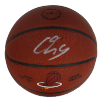 Shaquille O'Neal Signed Heat Logo NBA Basketball (Schwartz) at PristineAuction.com