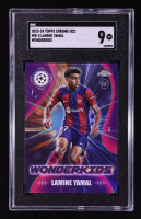 Lamine Yamal 2023-24 Topps Chrome UEFA Club Competitions Wonderkids #WK3 RC (SGC 9) at PristineAuction.com
