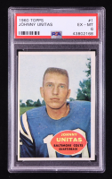 Johnny Unitas 1960 Topps #1 (PSA 6) at PristineAuction.com