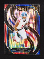 Malik Nabers 2024 Select Prizm Red and Blue Shock #116 RC at PristineAuction.com