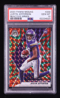 Justin Jefferson 2020 Panini Mosaic Mosaic Reactive Green #209 RC (PSA 10) at PristineAuction.com