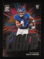 Malik Nabers 2024 Donruss Optic Light it Up #5 RC at PristineAuction.com
