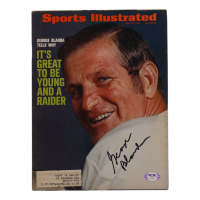 George Blanda Signed 1971 Sports Illustrated Magazine (PSA) at PristineAuction.com