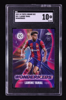 Lamine Yamal 2023-24 Topps Chrome UEFA Club Competitions Wonderkids #WK3 RC (SGC 10) at PristineAuction.com
