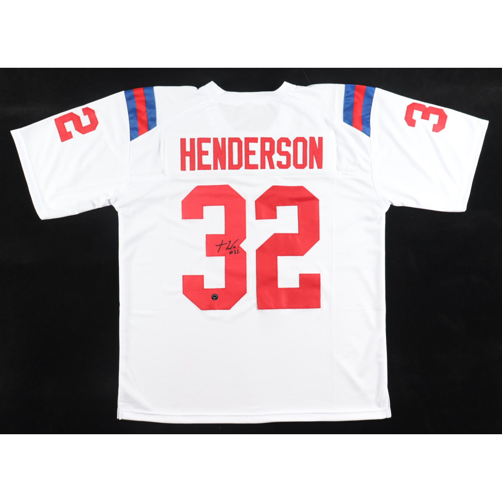 TreVeyon Henderson Signed Jersey (Authentic Ink) at PristineAuction.com