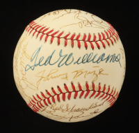 Baseball Hall of Famers OAL Baseball Signed by (26) with Ted Williams, Joe Morgan, Eddie Matthews, Yogi Berra (Beckett) at PristineAuction.com