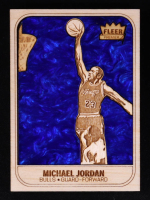 Michael Jordan Custom Wood Art Trading Card at PristineAuction.com