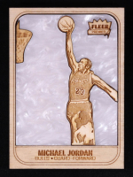 Michael Jordan Custom Wood Art Trading Card at PristineAuction.com