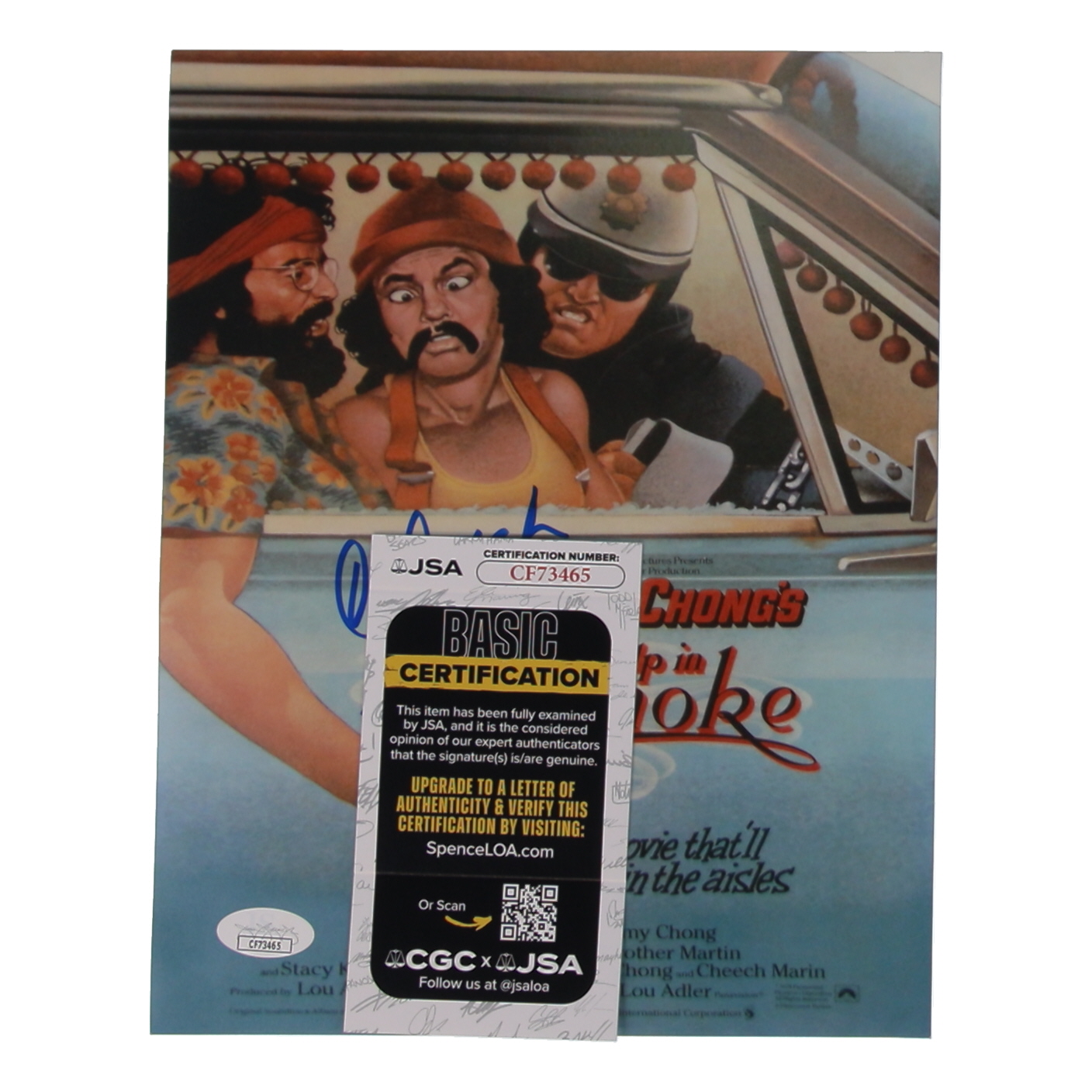 Cheech Marin & Tommy Chong Signed "Cheech & Chong's Up in Smoke" 8x10 Photo (JSA) at PristineAuction.com Cheech Marin & Tommy Chong Signed "Cheech & Chong's Up in Smoke" 8x10 Photo (JSA) at PristineAuction.com