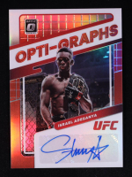 Israel Adesanya 2022 Donruss Optic UFC Opti-Graphs Red #OGIAD #44/49 at PristineAuction.com