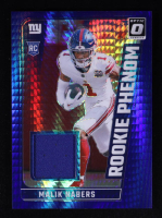Malik Nabers 2024 Donruss Optic Rookie Phenoms Blue Hyper #28 RC at PristineAuction.com