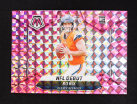 Bo Nix 2024 Panini Mosaic Mosaic Camo Pink #271 DEB RC at PristineAuction.com