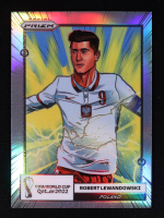 Robert Lewandowski 2022 Panini Prizm World Cup Manga #15 at PristineAuction.com