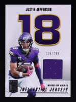 Justin Jefferson 2025 Elite Influential Jerseys #8 #136/799 at PristineAuction.com