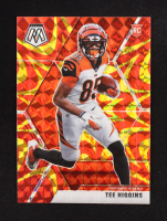 Tee Higgins 2020 Panini Mosaic Mosaic Reactive Gold #213 RC at PristineAuction.com