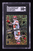 Patrick Mahomes 2024 Wild Card 5 Card Draw Stacked Deck Queen of Clubs Gold Lazers #SDPCPMN #1/1 (SGC 10) at PristineAuction.com