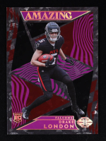 Drake London 2022 Panini Illusions Amazing Purple #21 RC #1/1 at PristineAuction.com