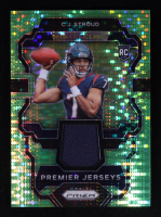 CJ Stroud 2023 Panini Prizm Premier Jerseys Neon Green Pulsar #2 RC at PristineAuction.com