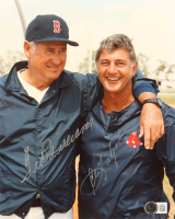 Ted Williams & Carl Yastrzemski Signed Red Sox 8x10 Photo (Beckett) at PristineAuction.com