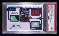 Kenneth Walker III 2022 Absolute Rookie Premiere Materials Autographs Spectrum #218 #93/99 RC (PSA 9) at PristineAuction.com