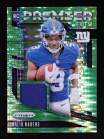 Malik Nabers 2024 Panini Prizm Premier Jerseys Neon Green Pulsar #4 RC at PristineAuction.com