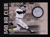 Eddie Mathews 2002 UD Piece of History 500 Home Run Club Jersey #EM at PristineAuction.com