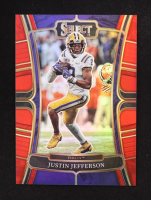 Justin Jefferson 2023 Select Draft Picks Prizms Red #52 #137/149 at PristineAuction.com