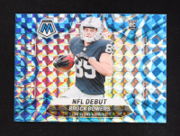 Brock Bowers 2024 Panini Mosaic Mosaic Reactive Blue #286 DEB RC at PristineAuction.com