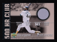 Reggie Jackson 2002 UD Piece of History 500 Home Run Club Jersey #RJ at PristineAuction.com