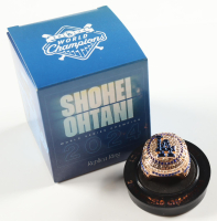 2024 Dodgers Shohei Ohtani World Series MLB Replica Championship Ring with Original Box at PristineAuction.com