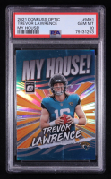 Trevor Lawrence 2021 Donruss Optic My House! #1 RC (PSA 10) at PristineAuction.com