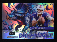 Josh Allen 2024 Wild Card Alumination Dino-Might Prismatic Silver #DMTRI1JA #6/10 at PristineAuction.com