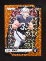 Brock Bowers 2024 Panini Prizm Prizms Orange Lazers #315 RC at PristineAuction.com