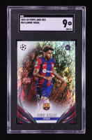 Lamine Yamal 2023-24 Topps UEFA Club Competitions Jade Edition #64 RC (SGC 9) at PristineAuction.com
