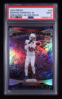Marvin Harrison Jr. 2024 Panini Prizm Fireworks Prizms Silver #20 RC (PSA 9) at PristineAuction.com