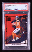 Bo Nix 2024 Panini Impeccable Ruby #76 #4/8 RC (PSA 7) at PristineAuction.com