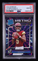 Jayden Daniels 2024 Donruss Rated Rookies Retro #11 RC (PSA 10) at PristineAuction.com