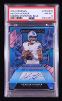 Hendon Hooker 2024 Panini Obsidian Cosmic Storm Signatures Blue #CSSHHR #07/25 RC (PSA 8) at PristineAuction.com