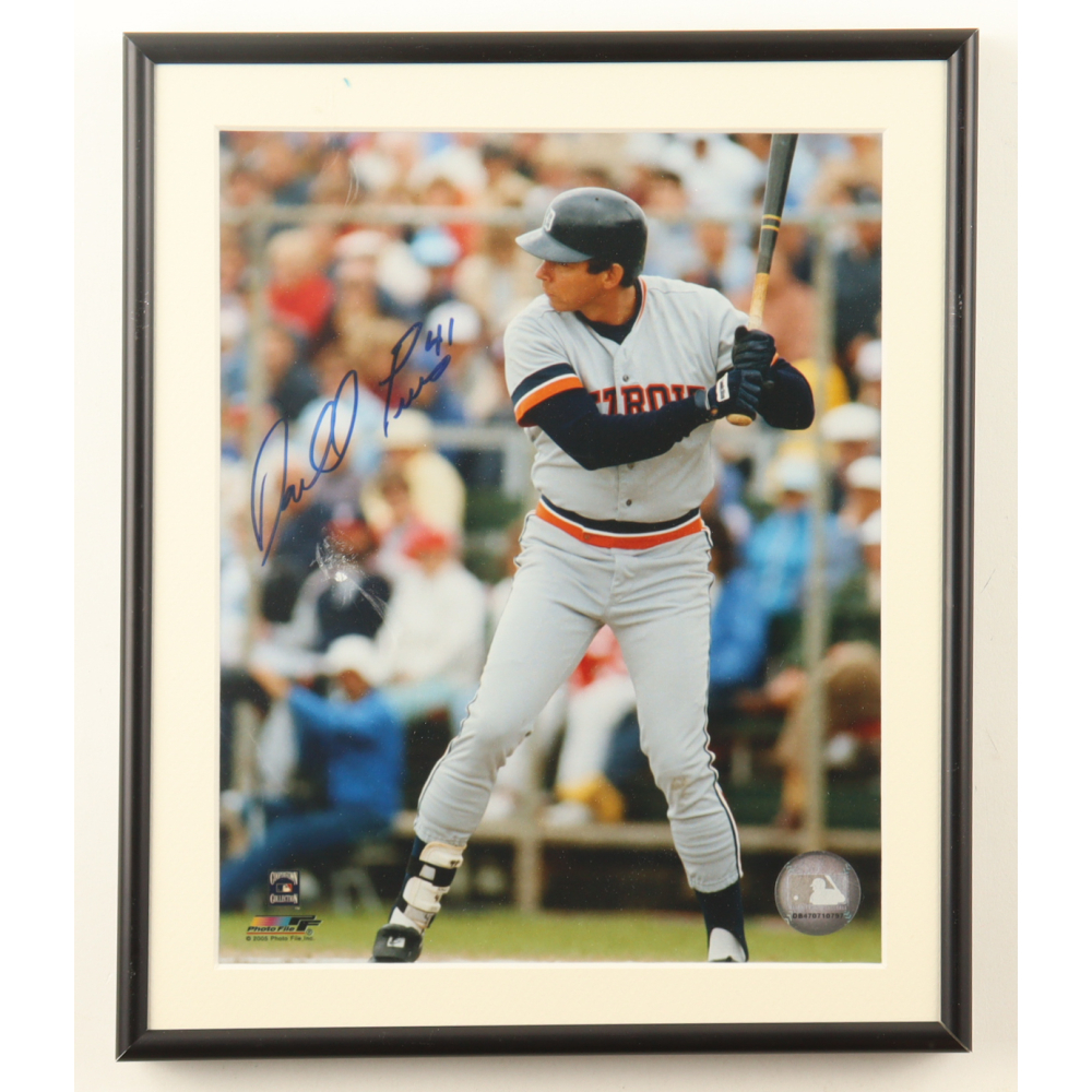 Darrell Evans Signed Tigers Custom Framed Photo Display (Beckett) at PristineAuction.com