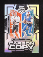 Joe Burrow / Josh Allen 2024 Panini Mosaic Carbon Copy #7 at PristineAuction.com