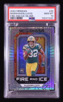 MarShawn Lloyd 2024 Panini Obsidian Fire and Ice Silver #22 #92/99 RC (PSA 10) at PristineAuction.com