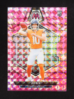 Bo Nix 2024 Panini Mosaic Mosaic Camo Pink #312 RC at PristineAuction.com