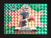 Michael Penix Jr. 2024 Panini Mosaic Mosaic Green #274 DEB RC at PristineAuction.com