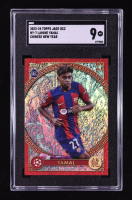 Lamine Yamal 2023-24 Topps UEFA Club Competitions Jade Edition Chinese New Year #NY7 RC (SGC 9) at PristineAuction.com